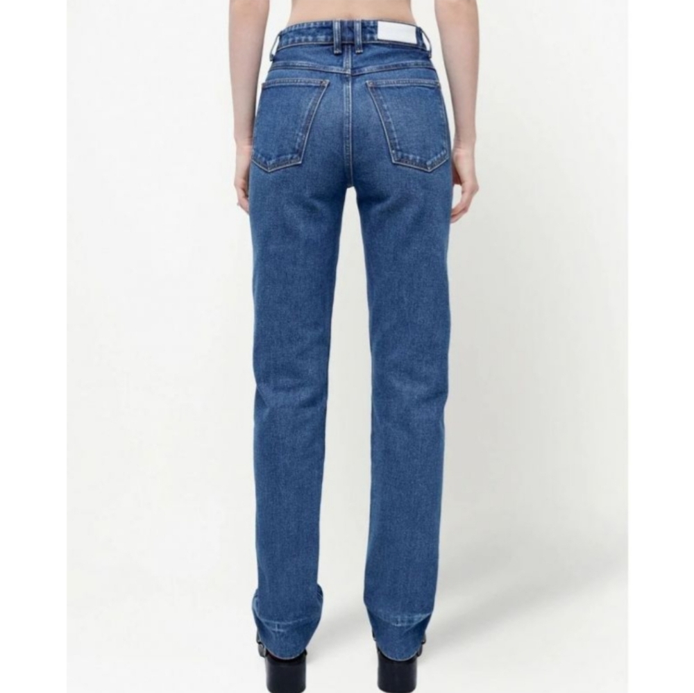 RE/DONE Classic 70's Cigarette Jeans Size 31 Mid Wash Blue - Picture 4 of 13